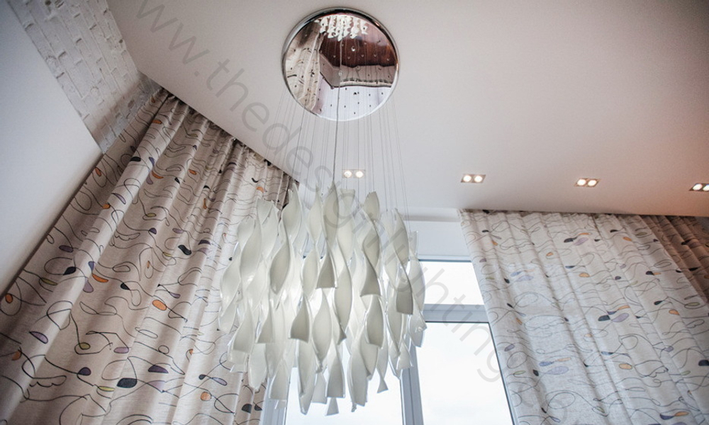 Pendant design lamp  AURA by AXO LIGHT/2 D 60 cm (Clear)