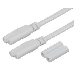 Набор коннекторов для светильников ЭРА LLED-A-CONNECTOR KIT-W разъем C7 длина 10см для LLED-01/LLED-02 | Бытовые светодиодные линейные светильники