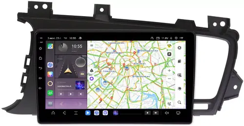 Магнитола для KIA Optima 3 2011-2013 TF - Kuberg QLed, Android 13, Быстрейшая, CarPlay, SIM-слот