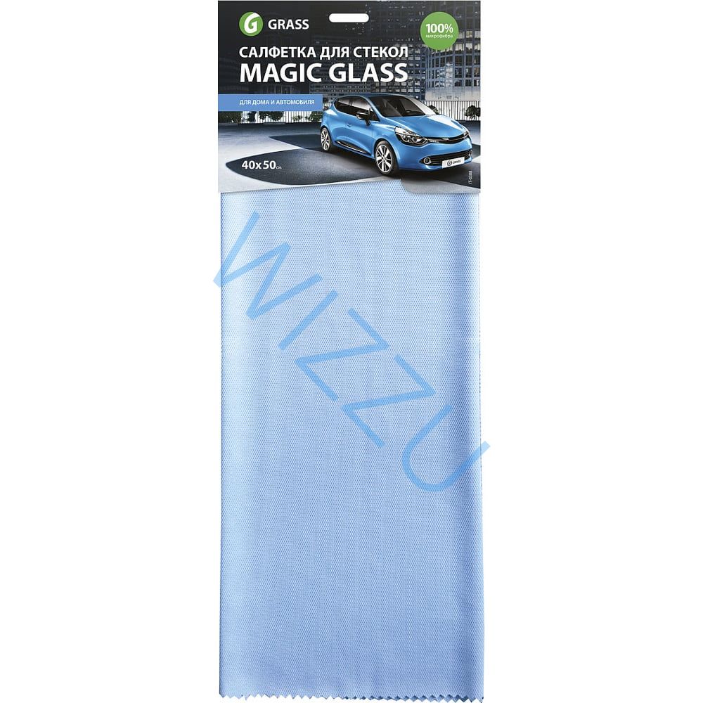 Салфетка Грасс для стекла 40 50см Magic Glass микрофибра IT-0308 5