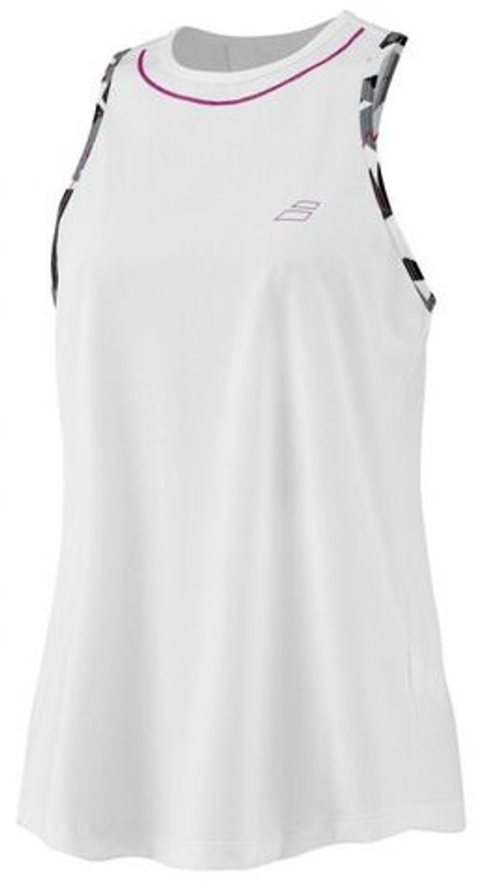 Женский теннисный топ Babolat Aero Tank Top Woman - white/white