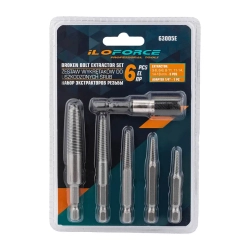 Набор экстракторов резьбы 6пр. ILOforce IF-63005E