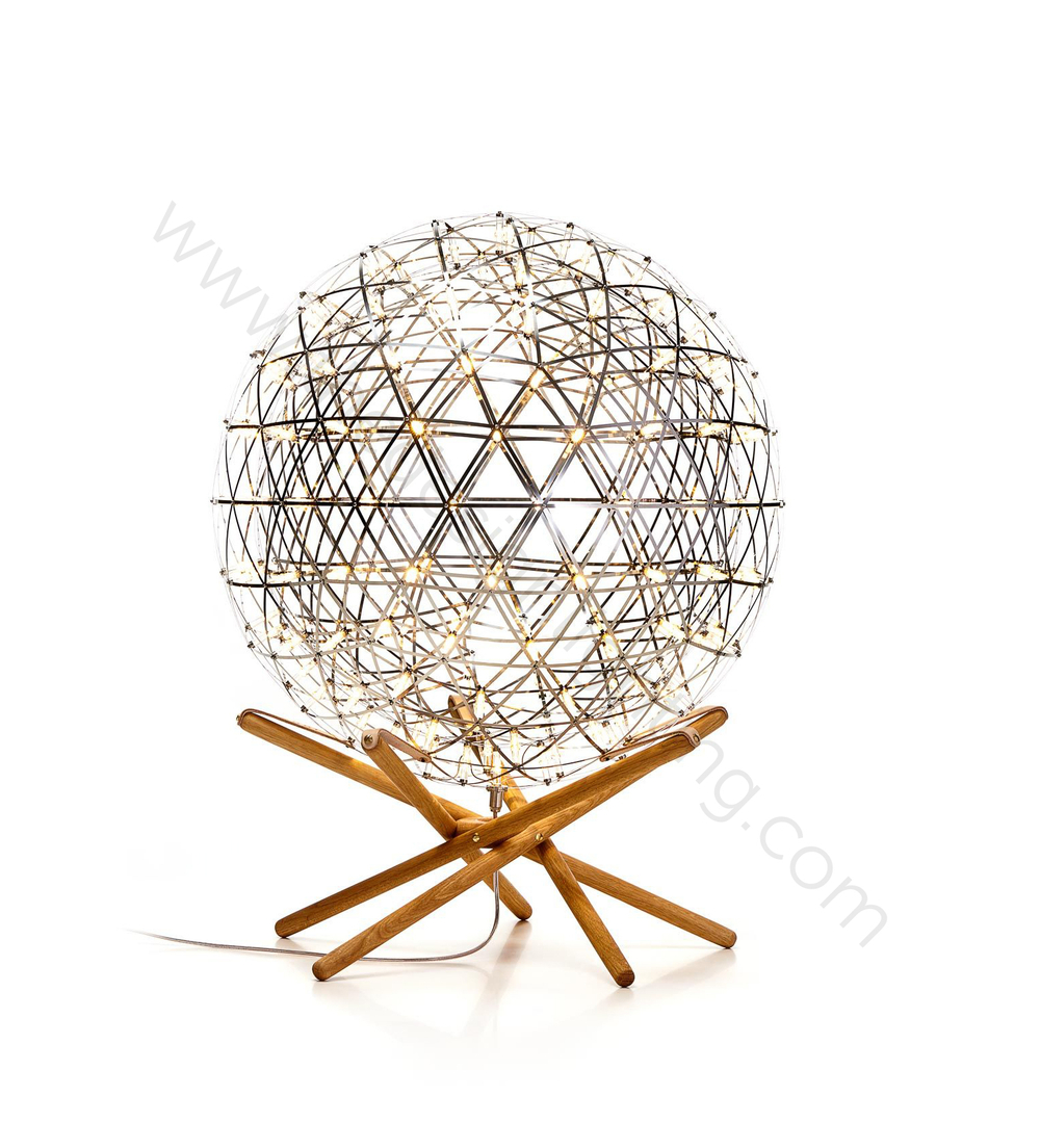 Floor lamp   Raimond Tensegrity by Moooi (Gold,  D 89 cm)
