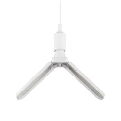Фитолампа для растений светодиодная ЭРА GREEN LINE ФИТО-20W-PFR-E27-GR 2-х лепестковая полного спектра 20 Вт Е27 | Фитолампы Е27