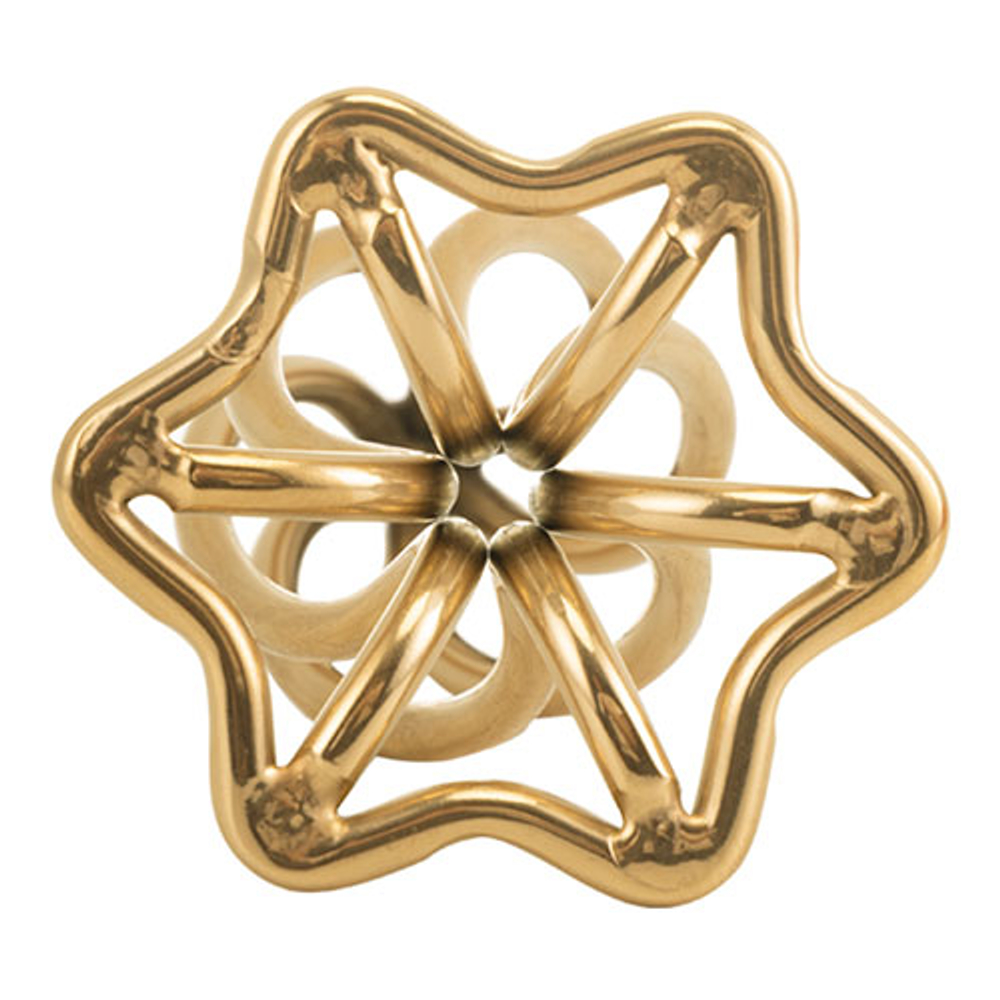 Анальная металлическая втулка Lockink Pinecone Hollow Spiral Small