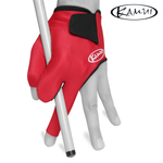 Перчатка для бильярда "Kamui QuickDry Short" красная/черная левая M