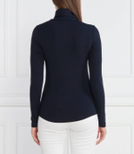 Гольф 5X2 RIB ROLL-NK LS Tommy Hilfiger - темно-синий(WW0WW39826)