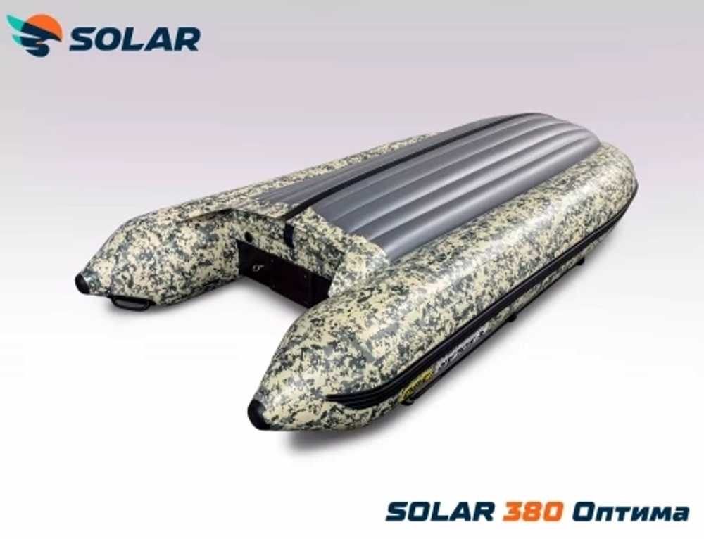 Лодка надувная моторная solar-380 к (оптима)