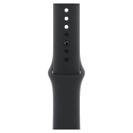 Умные часы Apple Watch Series 10 GPS, 46mm, Silver Aluminium Case with Sport Band M/L, Black (Черный)