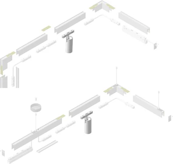 Трековый светильник VT0200047-01 Vitaluce