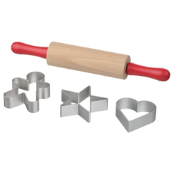 IKEA MÅLA  (ИКЕА МОЛА)  -  Набор инструментов для лепки, 4 предмета - разноцветный