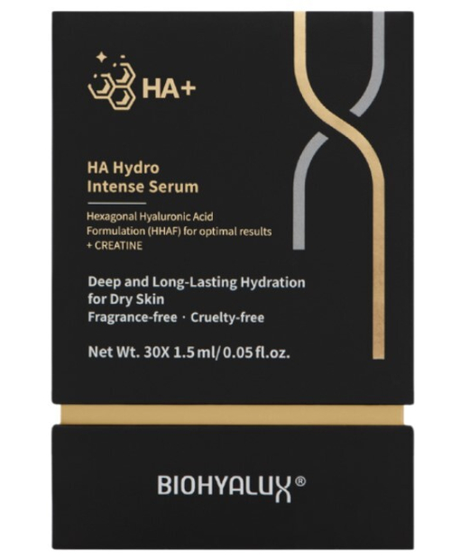 Сыворотка интенсивная увлажняющая с гиалуроновой кислотой | BIOHYALUX НА HYDRO INTENSE SERUM 30х1,5 мл