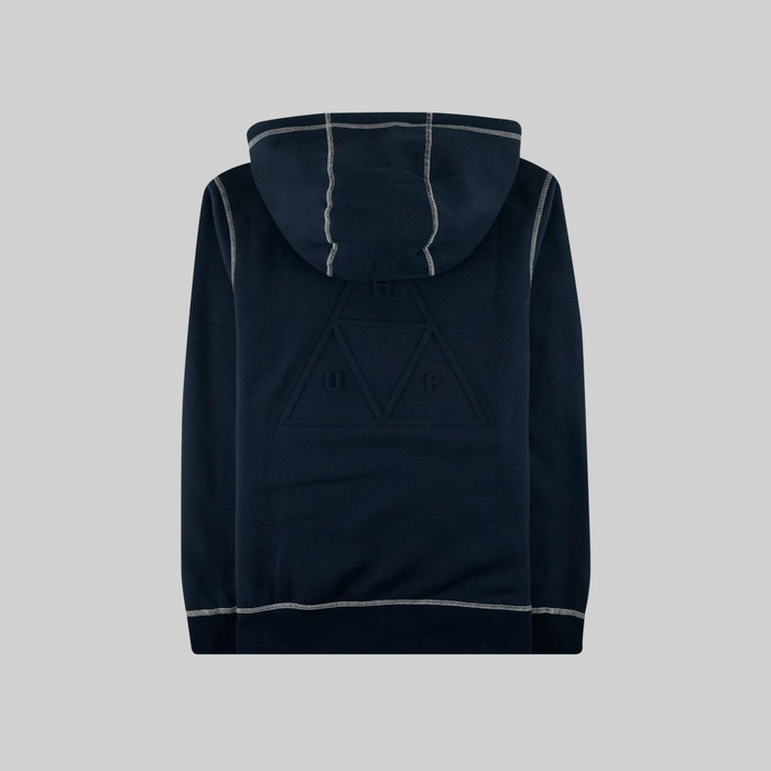 Толстовка мужская HUF Embossed артикул:FL00147-NVBLZ - купить в магазине Дайс