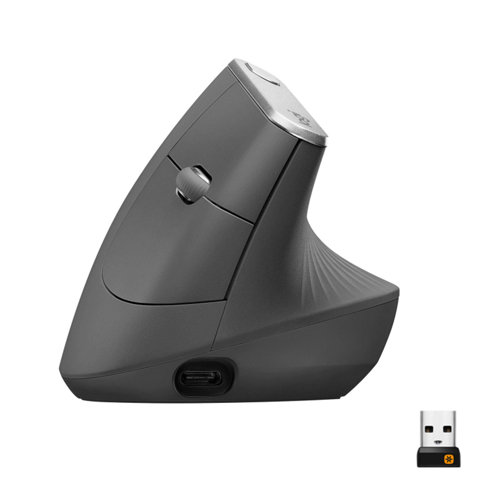 Мышь беспроводная Logitech Mouse MX Vertical Black USB