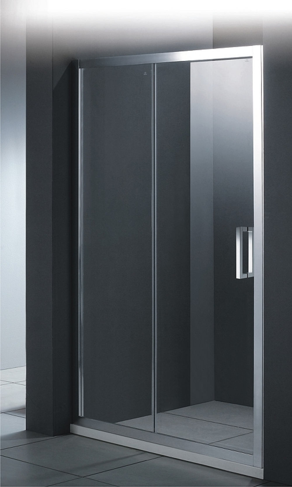 Душевая дверь BelBagno Uno 135 UNO-BF-1-135-C-Cr профиль Хром стекло прозрачное