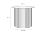 Стол журнальный Mono Stripe D50/ D38/H42