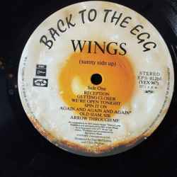 Винтажная виниловая пластинка LP Paul McCartney Wings Back To The Egg (Japan 1979) (No Obi) Spin It On