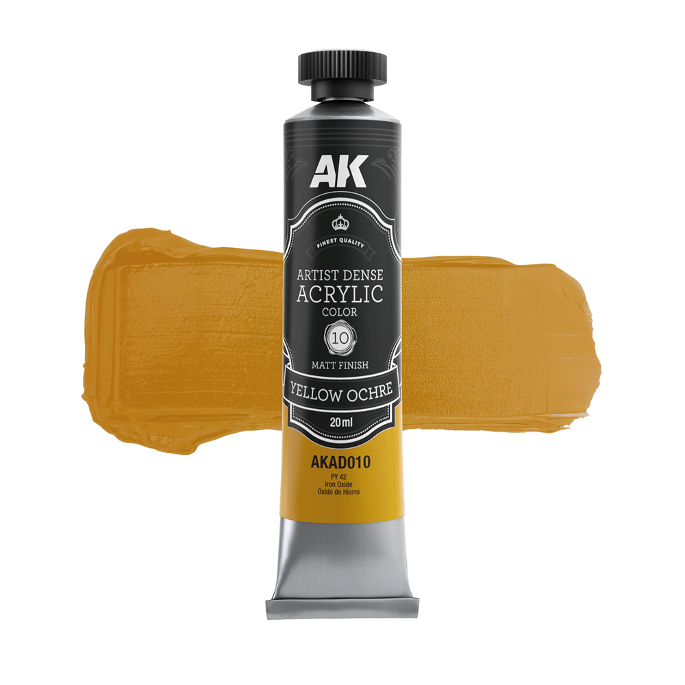Artistic Dense Acrylic - Yellow Ochre