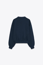 Basit pamuklu sweatshirt - ZARA