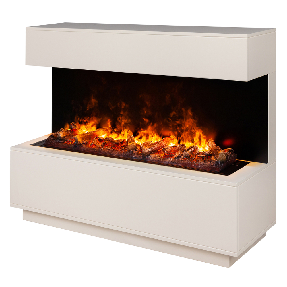 Каминокомплект Real Flame Modern CST1000 WT-P614 с очагом 3D Cassette 1000