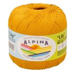Пряжа Alpina Lily / уп.10 мот. по 50г, 175м, 038 оранжевый