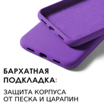 Мягкий Soft Touch чехол из силикона для GOOGLE PIXEL 7 PRO с бархатной подкладкой