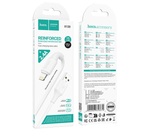 Usb Кабель-зарядка Lightning Hoco X120 2.4A 1м белый