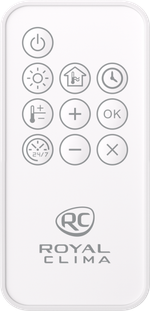 Тепловентилятор серии PARETE RFH-PT2000DC-WT