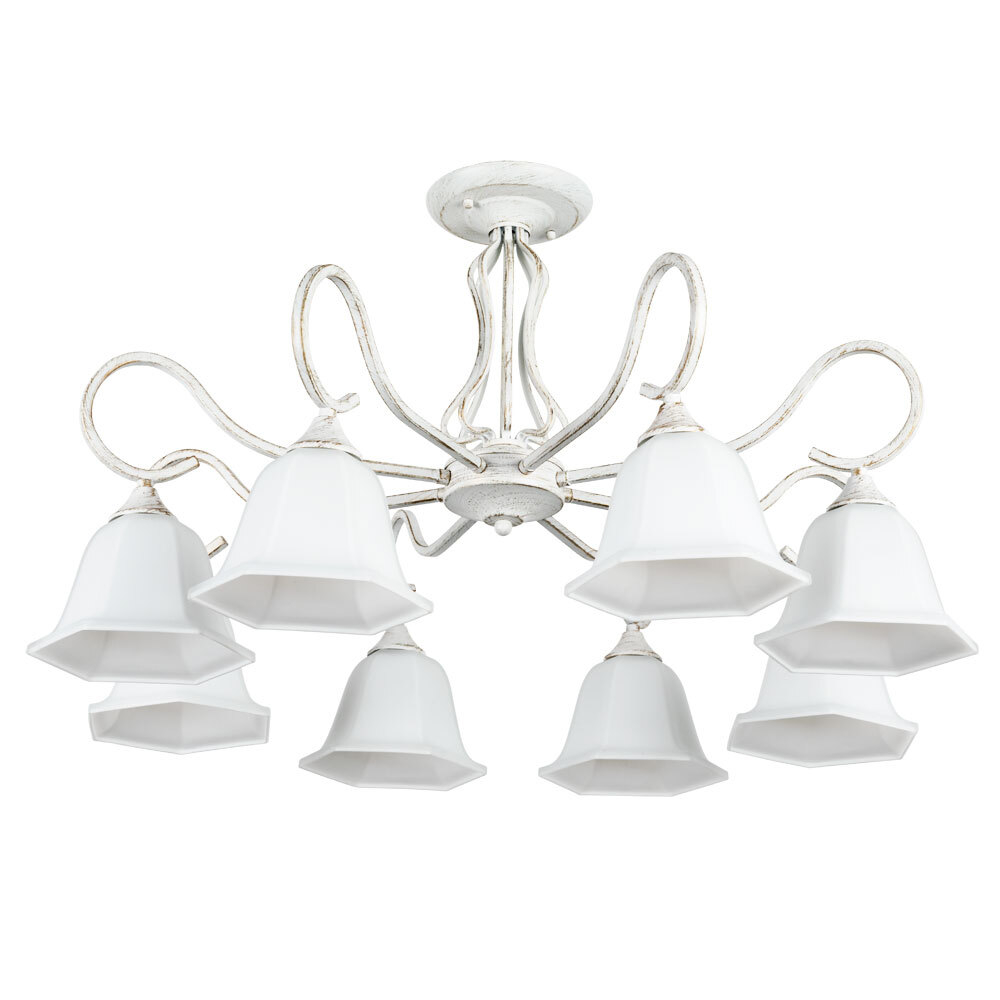 Люстра потолочная Arte Lamp Merry A2714PL-8WG