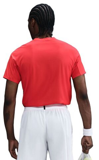Мужская теннисная футболка Nike Court RG Dri-FIT Advantage Slam - малиновый/белый