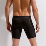 Удлиненные мужские трусы-боксеры Cotton Classic Boxer Brief (Размер: M) (Цвет: черный)