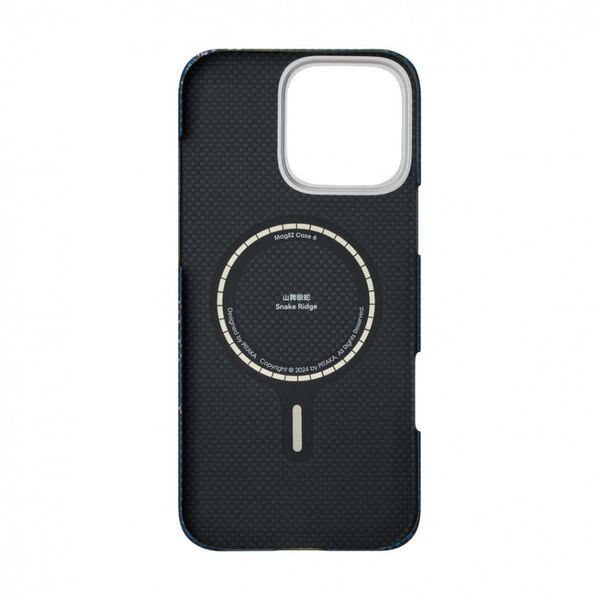 Чехол Pitaka Tactile Woven для iPhone 16 Pro, Снежный день | Snowy Day