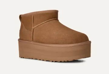 UGG Угги на платформе Classic Ultra Mini, каштановый