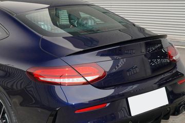 Спойлер V.1 глянцево - черный для Mercedes C class C205 2014-2021