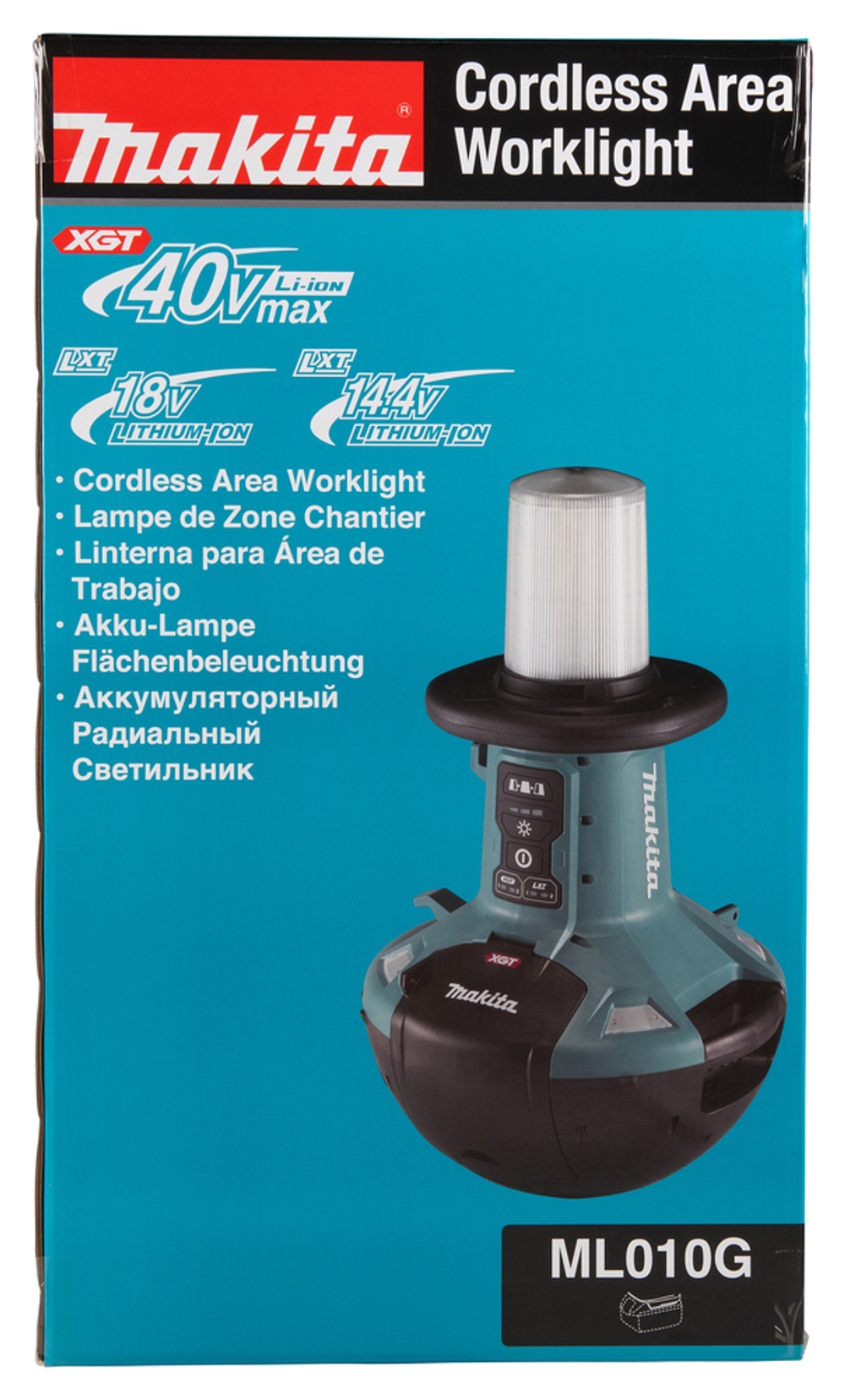 Фонарь ML010G XGT/LXT/AC, стационарный,3 режима освещения,послед. соединение,5500Лм Makita ML010G