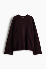 Мягкий джемпер с шерстью и круглым вырезом - H&M