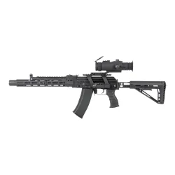 Прицел тепловизионный Gaut Jasper TS 225 256х192 AI 320x240 D25 - вид сбоку, установлен на оружии