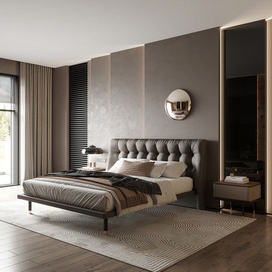 Прикроватная тумбочка ALTEA, MOD INTERIORS цвет натуральный/черный