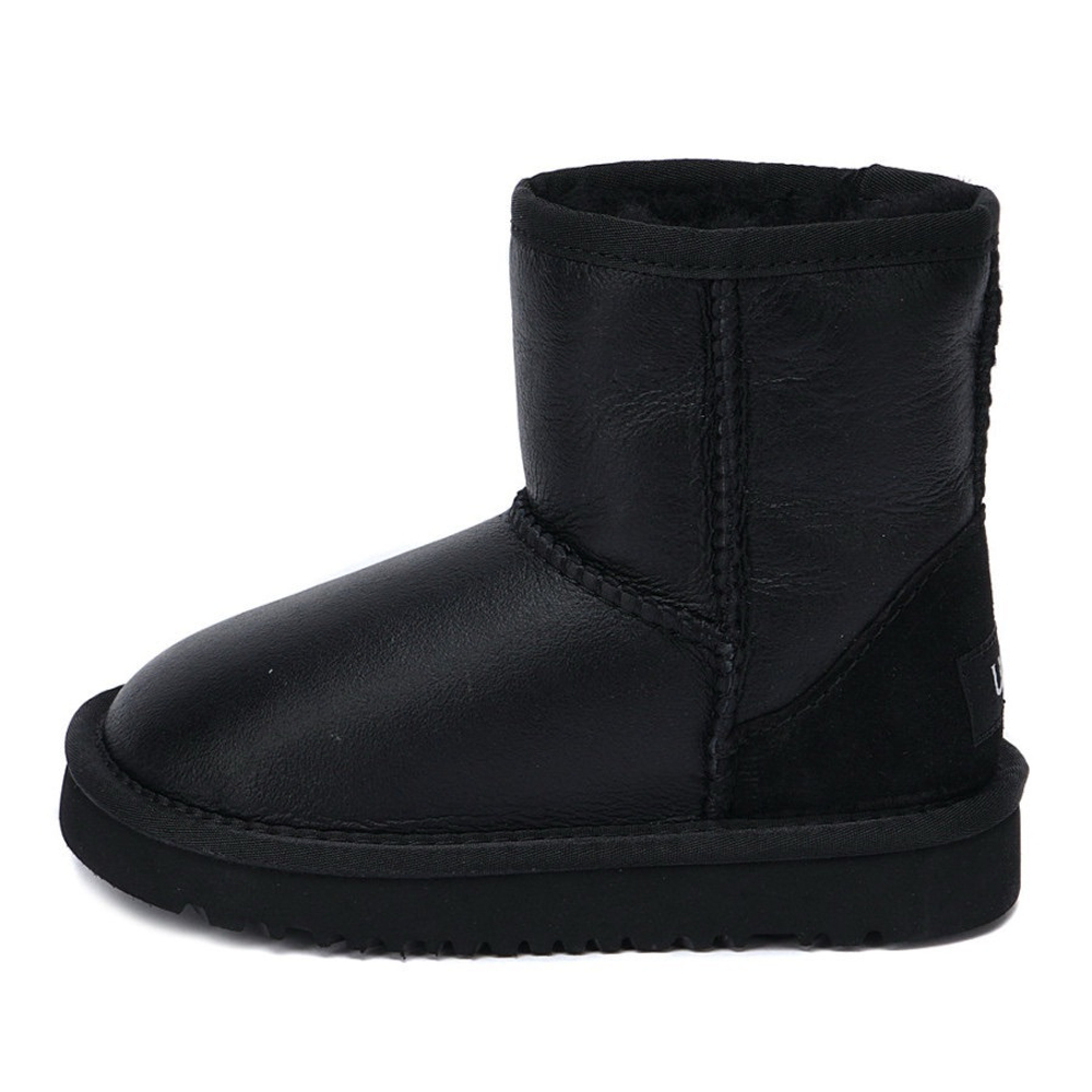 UGG Kids Classic Short Metallic Black