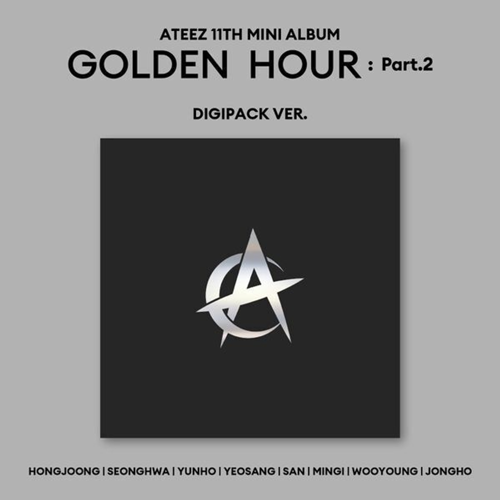 Альбом ATEEZ - GOLDEN HOUR : Part.2 (Digipak Ver.) (с автографом Hello82)