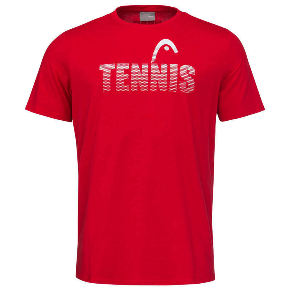 Футболка для мальчика теннисная Head Club Colin T-Shirt - красный