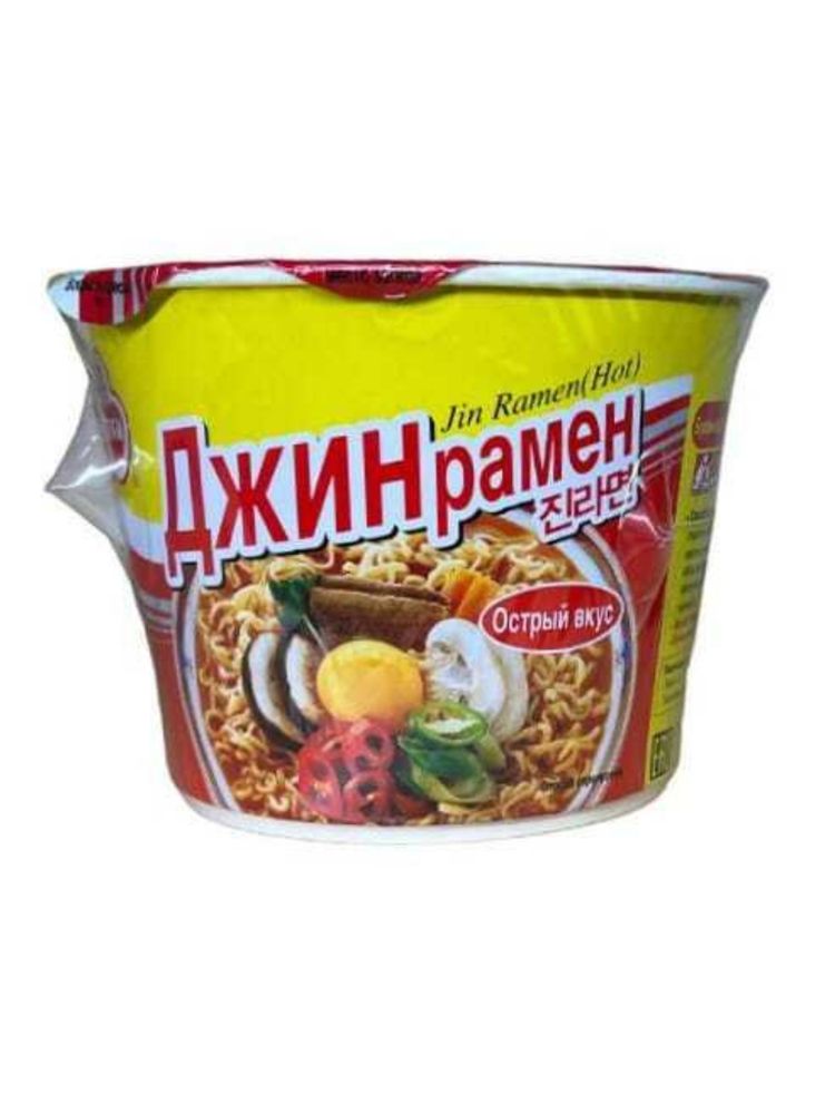 Лапша Джин рамен острая Ottogi Jin Ramen Hot 110 г 5 шт