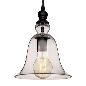 Подвесной светильник 1*Е27 LOFT1812 чёрный Glass Bell LOFT IT