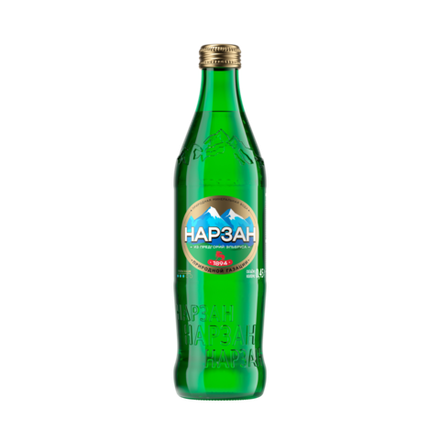 Нарзан минеральная вода 0,45л стекло природный газ