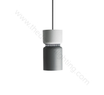 Pendant design lamp  ASPEN S17 by B.Lux (White+Grey)