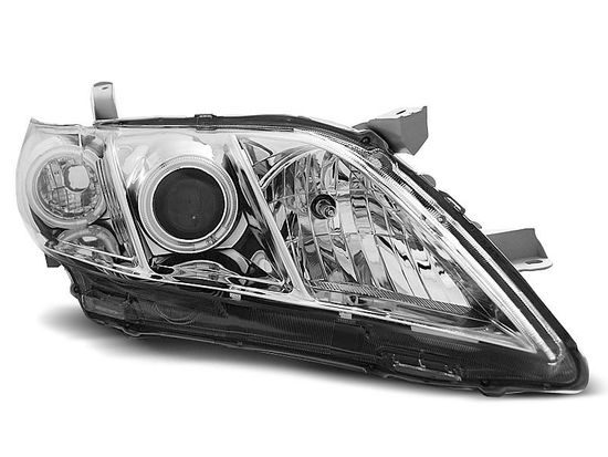 Передние фары ANGEL EYES CHROME для Toyota Camry V40