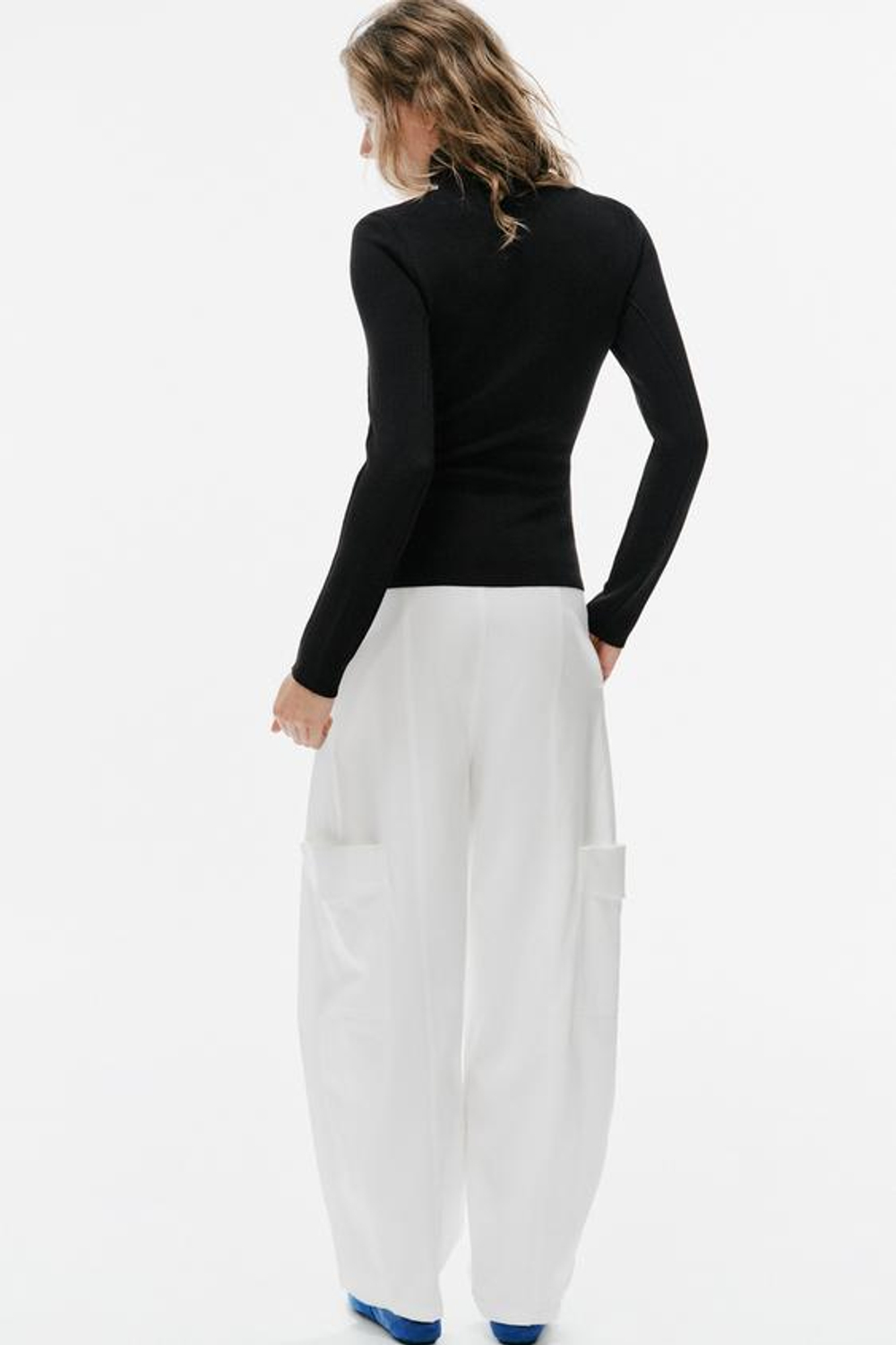 ZARA КАРДИГАН С ЗАСТЕЖКОЙ-МОЛНИЕЙ, ЧЕРНЫЙ
