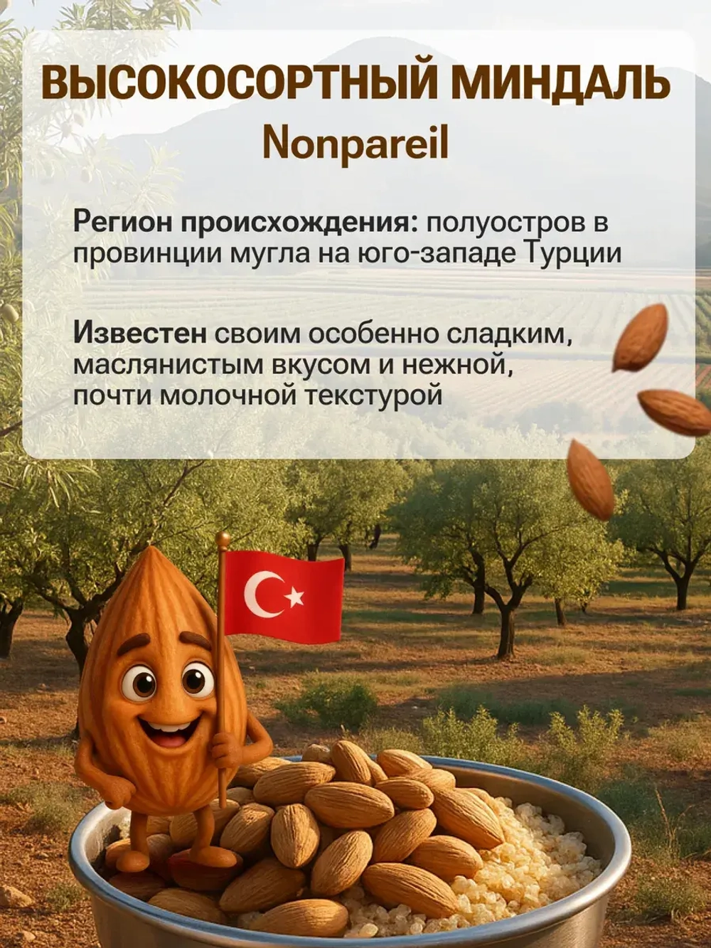 Миндальная мука (1000 гр)
