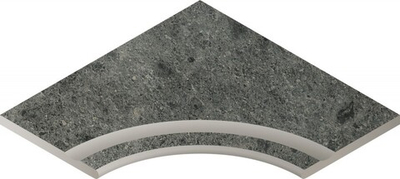 Ступень Genesis Grey Bordo Nat 60x60 Svasato Ang.Round 30