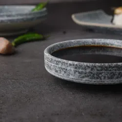Соусник 60 мл d 8,8 см h2,3 см круглый фарфор Stone Untouched Taiga P.L. Proff Cuisine [1]